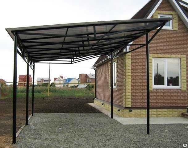 Навесы из поликарбоната,профлиста.Ворота откатные,распашные.консольные