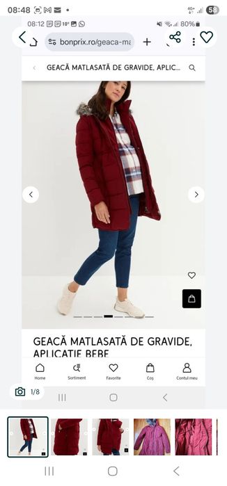 Geaca iarna gravide