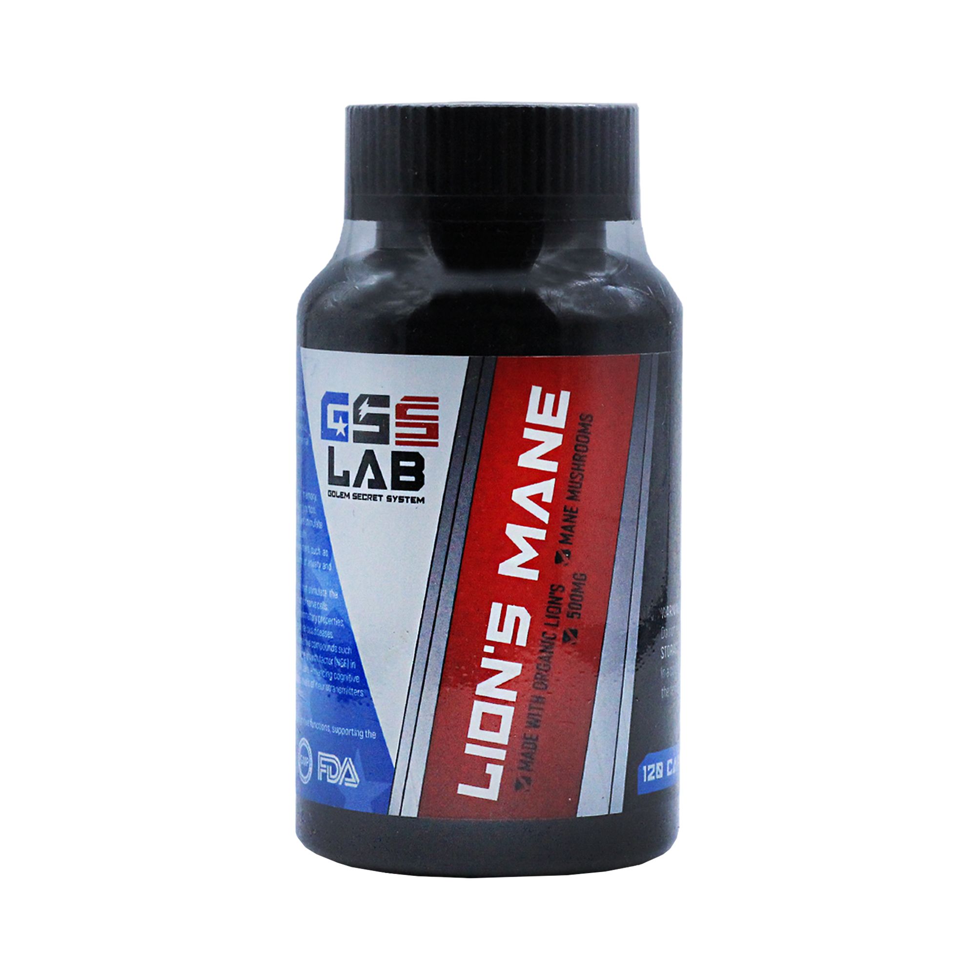 Ежовик гребенчатый GSSLab Lion's Mane 120 капсул