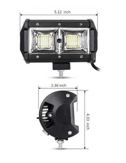 LED Proiector 13cm, 54W, 12V-24V, entru ATV, Jepep, Barca, Masina