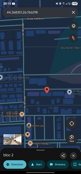 Inchiriez loc de parcare subteran, Str. Biruintei nr 29, bl. C2