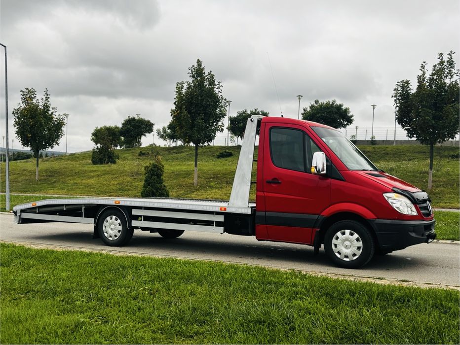 Mercedes sprinter autoplatforma BA14 transport vehicule in carte