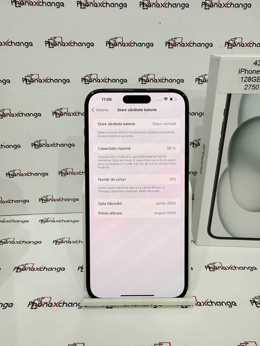 iPhone 15 Plus Black Neverlocked 128GB