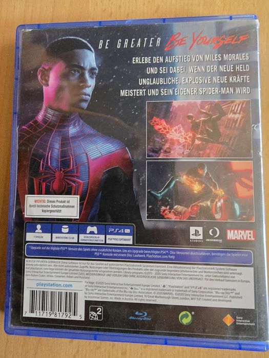 Spider man Miles Morales Ps4