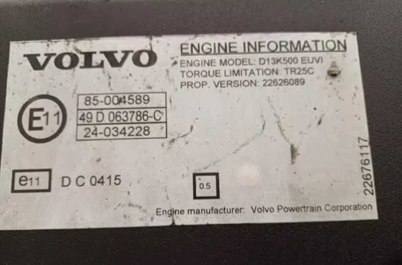 Motor complet Volvo D13K500 EUVI - Piese de motor Volvo