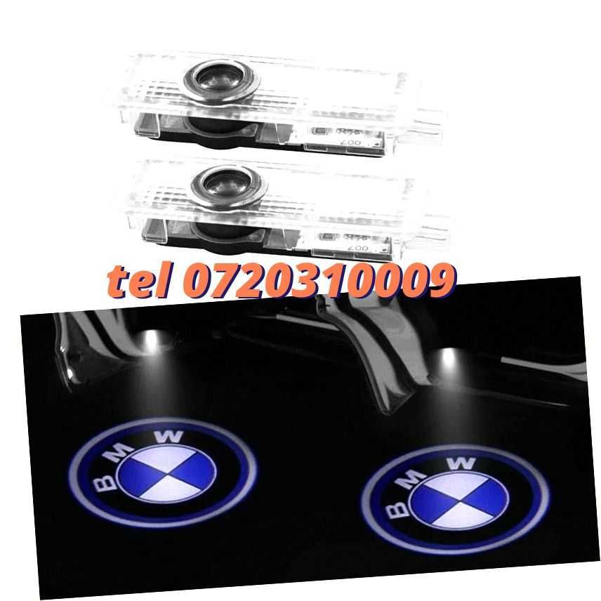 Led Logo Holograma Portiere Bmw 2 Buc