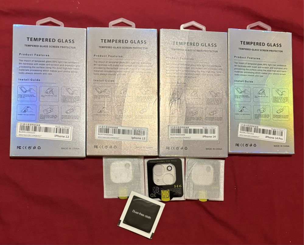Протектори за камера и екран за iPhone 12, 13, 14, 14 Pro, 14 Pro Max