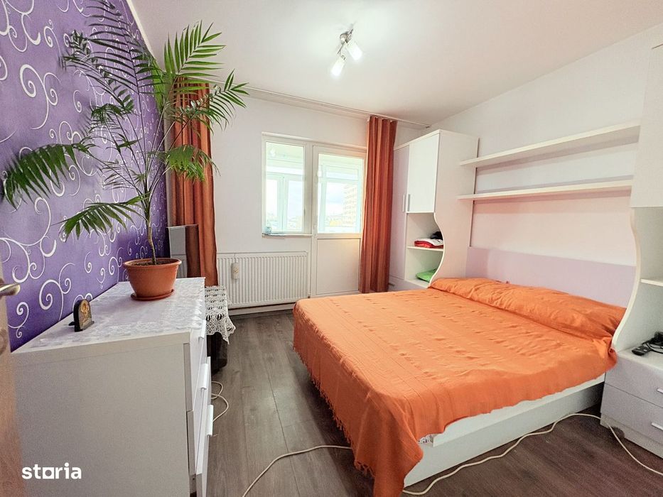 Apartament 2 camere, zona centrală – etaj 5/5, cu centrală proprie