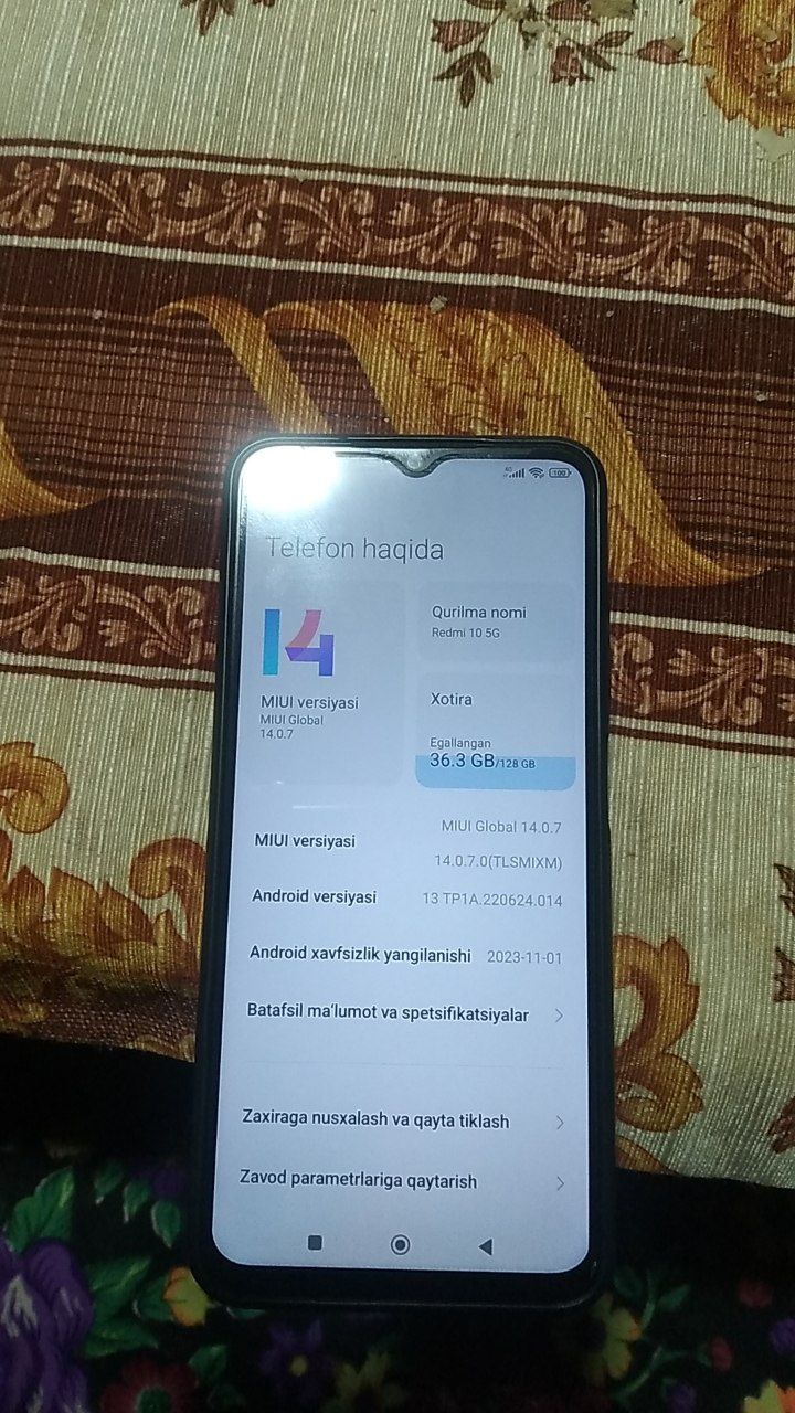 Redmi notte 11E 6+4 128 5G