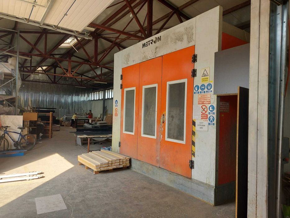Spatiu industrial echipat cu utilaje produc. mobila,confectii metalice