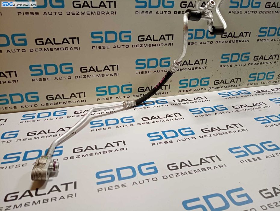 Teava Conducta Furtun Compresor AC Aer Conditionat Clima Cu Senzor Volkswagen Passat B7 2.0 TDI 2010 - 2015 Cod 5C0820741C [M6079]