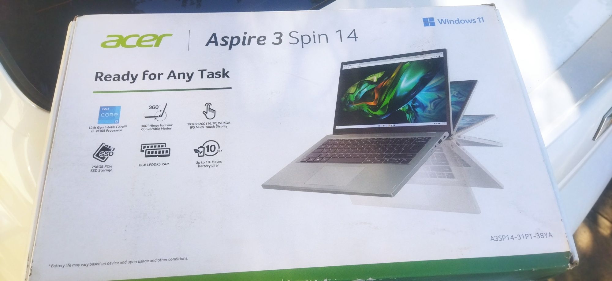 Acer aspire3 Spin14 Yap yangi sotiladi yoki Yangi iPhone va almashtiri
