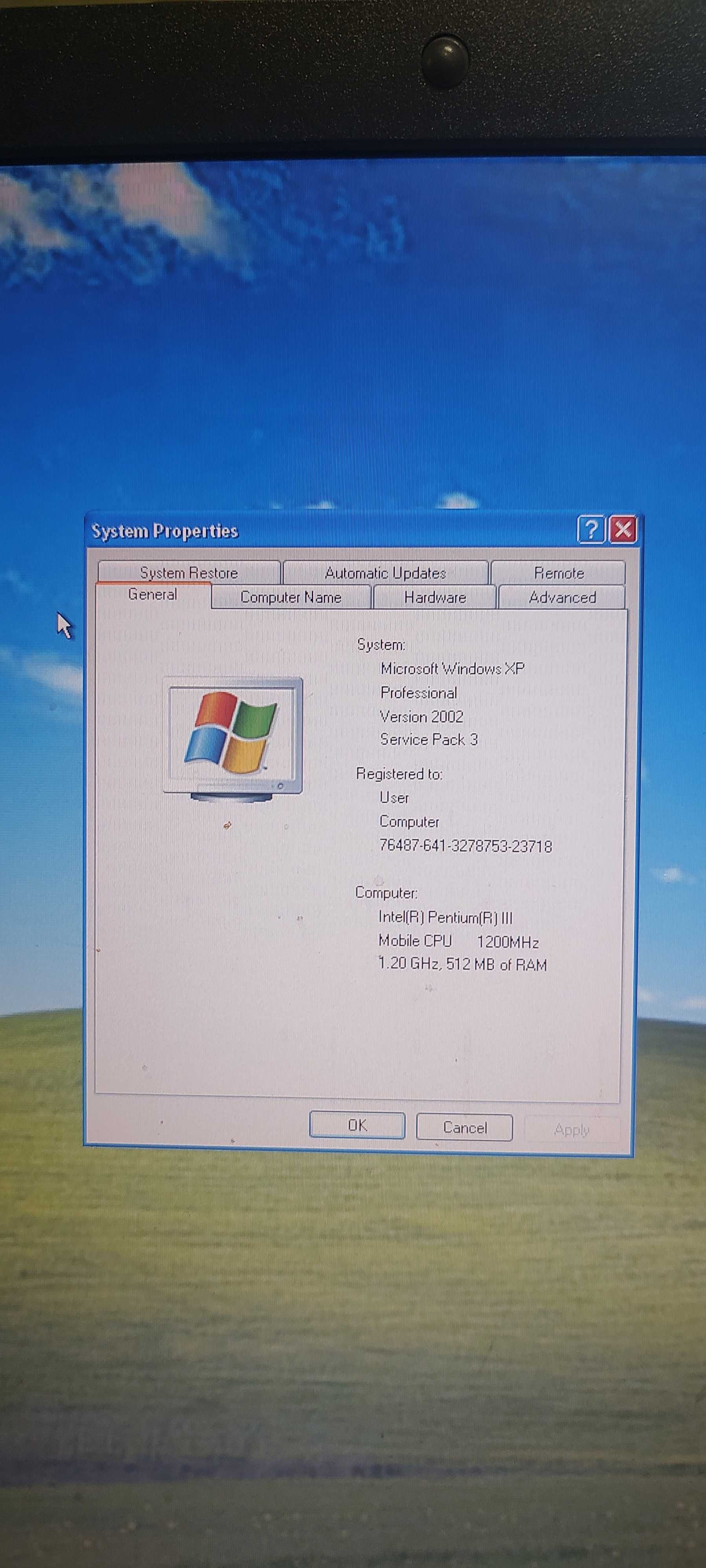 Laptop Dell Inspiron 8100