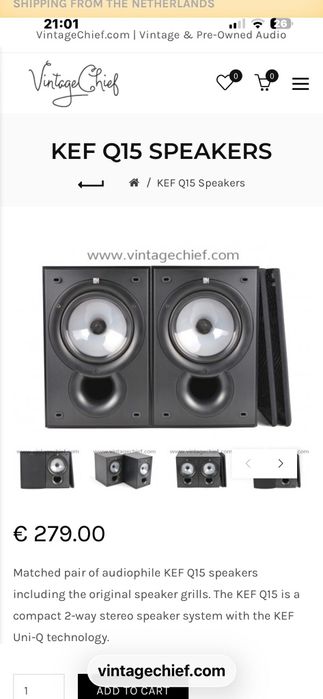 Kef Q15. Boxe raft audiofile. Sunet fin, englezesc. Ca noi. Preț fix !