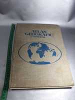 Atlas geografic din 1974 original de colecție macheta