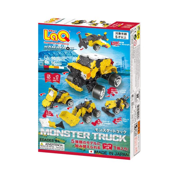 Японски Детски конструктор LaQ Hamacron Constructor MONSTER TRUCK