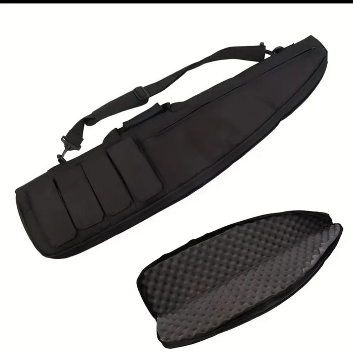 Нов Калъф за пушка с оптика 120см.маскировачен