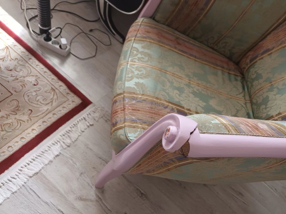 Vând fotolii vintage din mătase