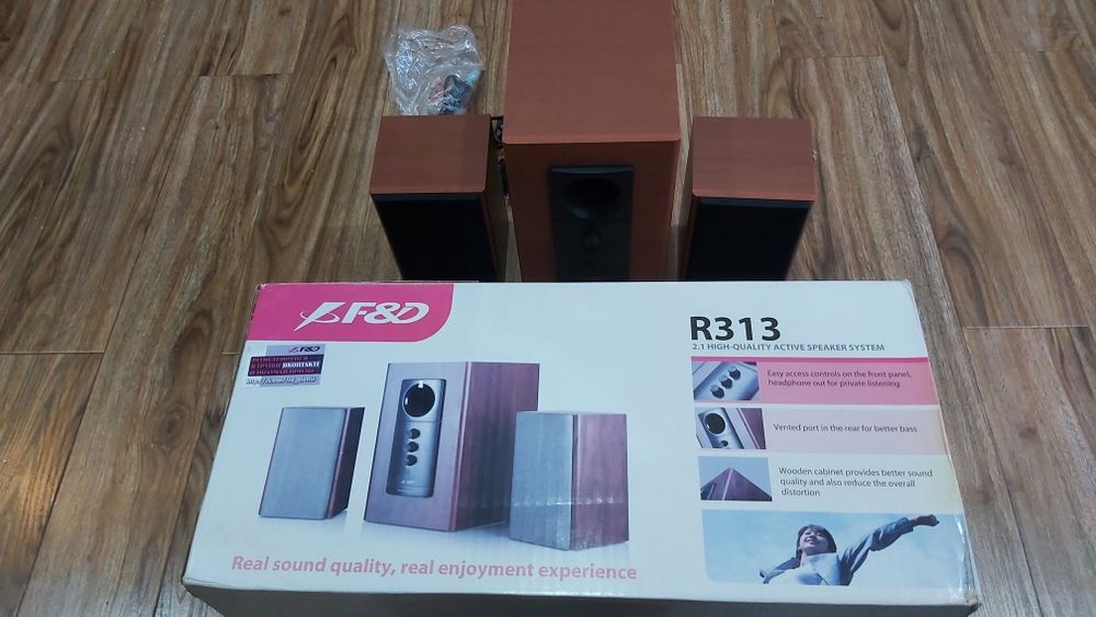 Sabufer kolonka sotiladi F&D r313 Сабвуфер fenda колонки