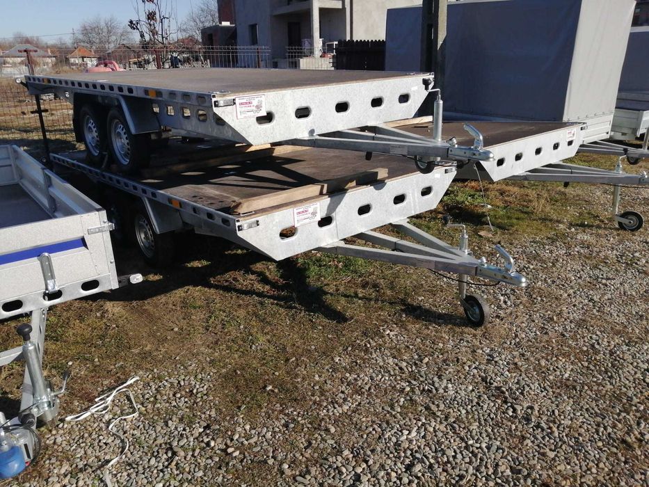 Remorci noi 750-3500 kg,platforme auto,moto,atv,peridoc,utilaj,frigo