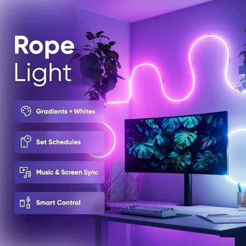 Нова Неонова Смарт Лента Nanoleaf 5M – Музика + Екран Синк Декорация