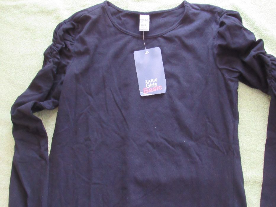 Черна блуза ZARA за момиче, размер 164, нова