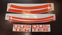 Linii sport oglinda/scris bandouri Dacia Duster portocalii