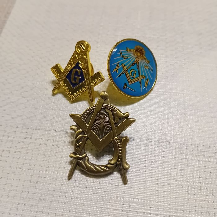 Lot insigne masonerie.