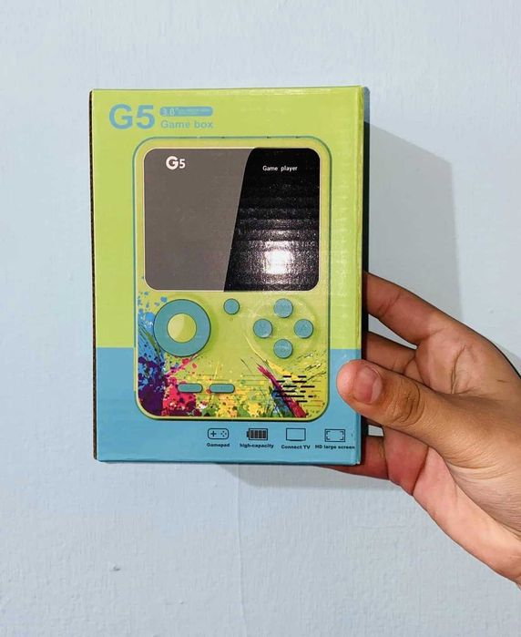 Преносима игрова конзола G5, 500 игри, 3 инча, Ultra thin, 1000 mAh