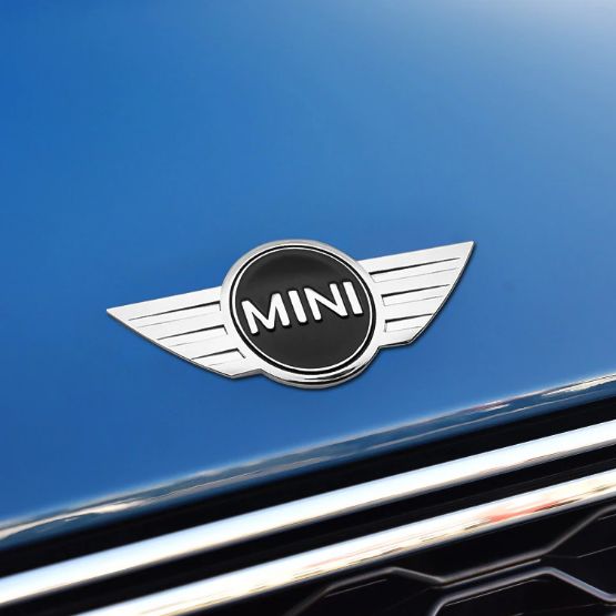 Emblema fata-spate Mini Cooper 11.5 x 5 cm
