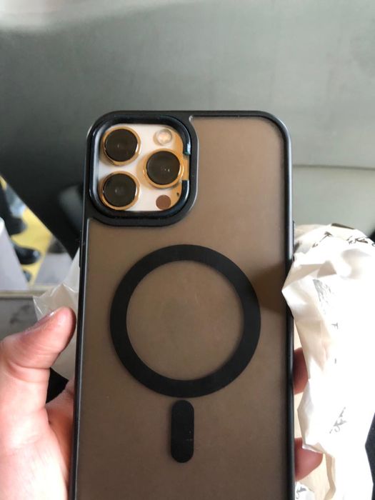 айфон 13 про мах бело-золотистый