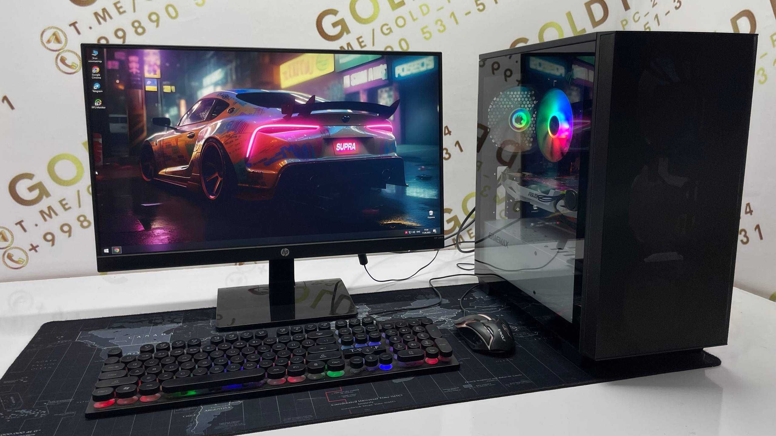 H510M / i3 10100 / RX480 4GB / 16GB / NVMe 256GB O'YNLARDA 110-140 FPS