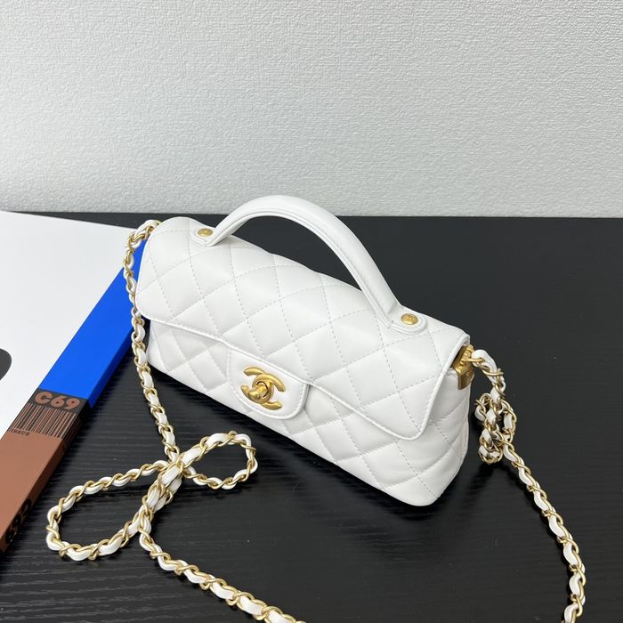 Geanta Chanel 22cm alb, tip Premium