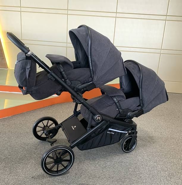 Коляска для двойняшки егизаклар учун
