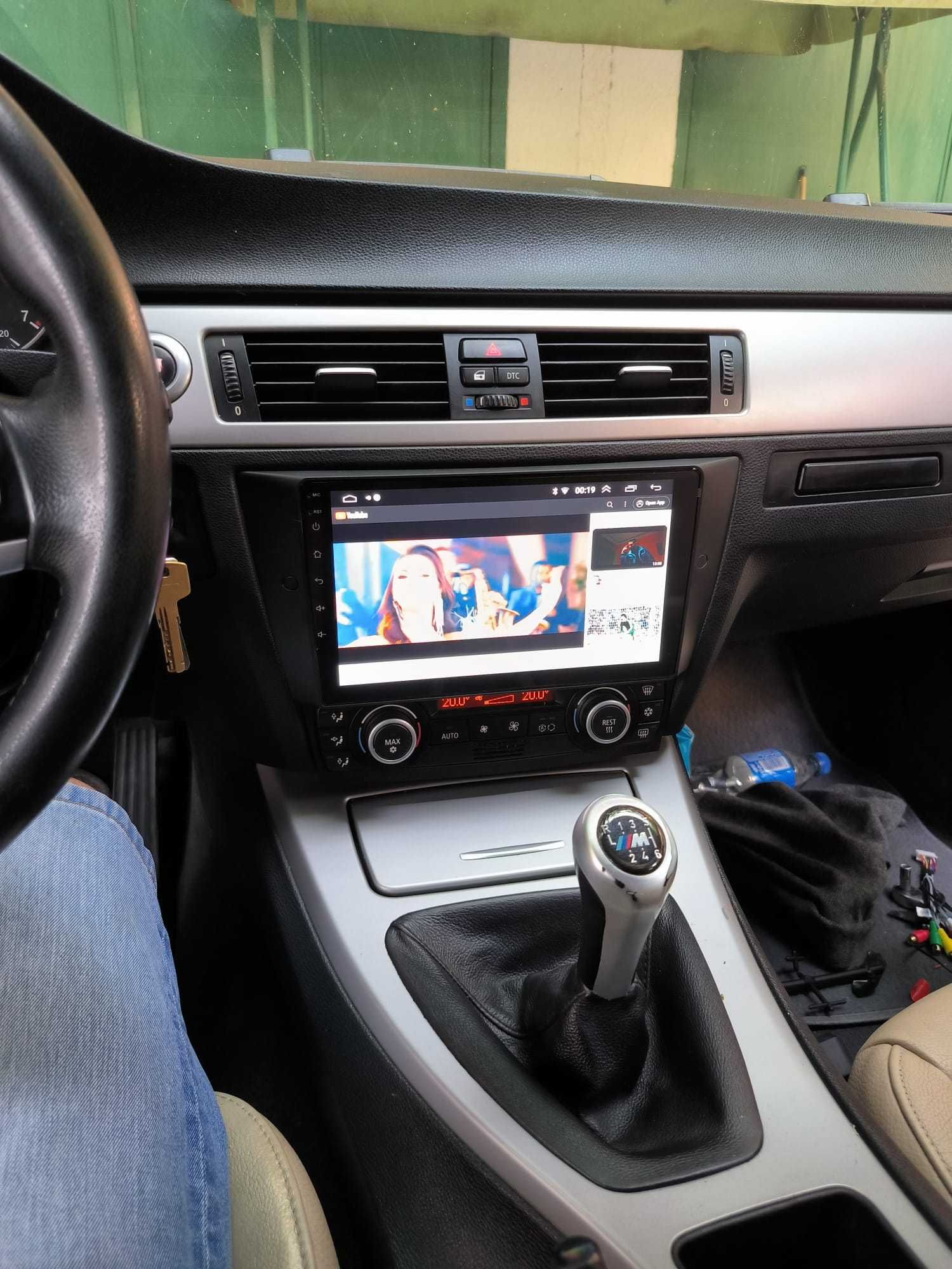 Navigatie Android BMW E90 E91 E92 Waze YouTube casetofon