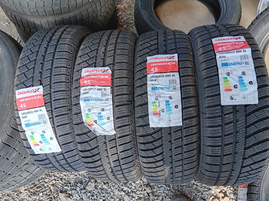 4бр. Нови Всесезонни гуми Roadax 185 60 15 dot 1624