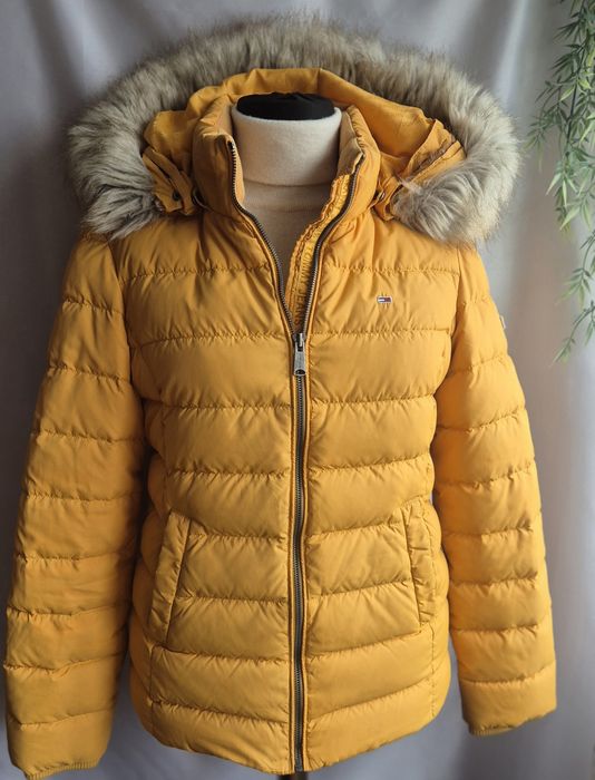 Geaca dama pene-puf Tommy Hilfiger nr.M originala