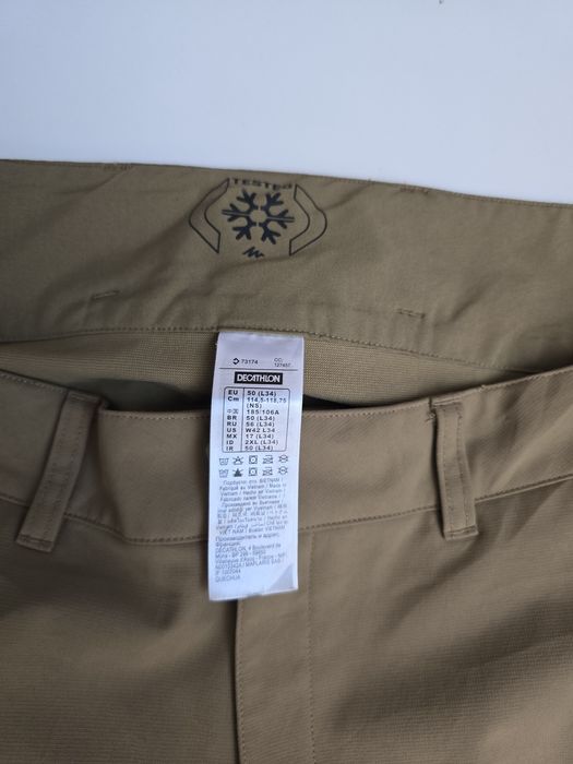 Pantaloni outdoor de iarnă Quechua 2XL pentru bărbați