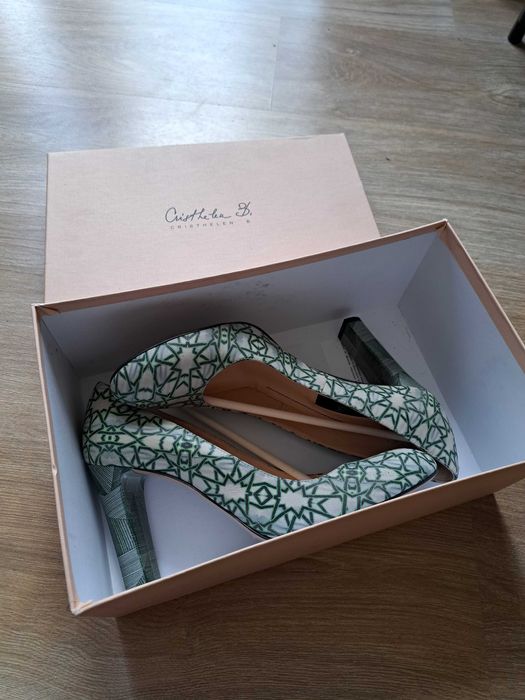 Pantofi toc piele Christhelen B, marime 38