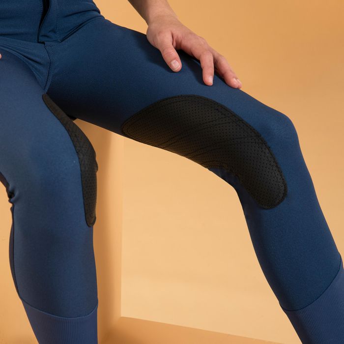 Pantalon 500 Echitație Mesh Bazon aderent - produs resigilat Decathlon