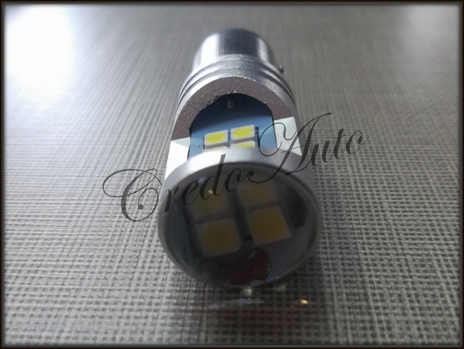 Ново!21W BA15S Мощни SMD крушки с лупа заместващи P21W/5W