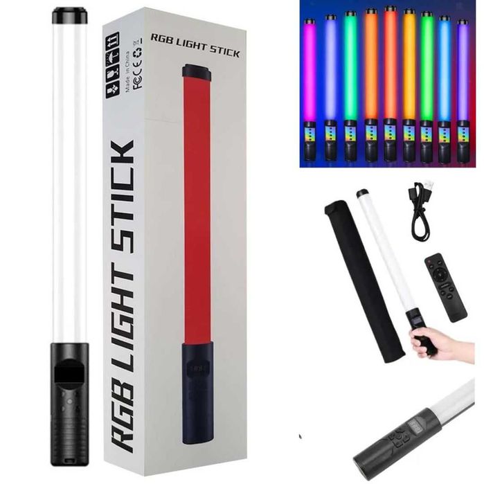 RGB Light Stick - Cветовая палка для фото/видео | Цветная подсветка