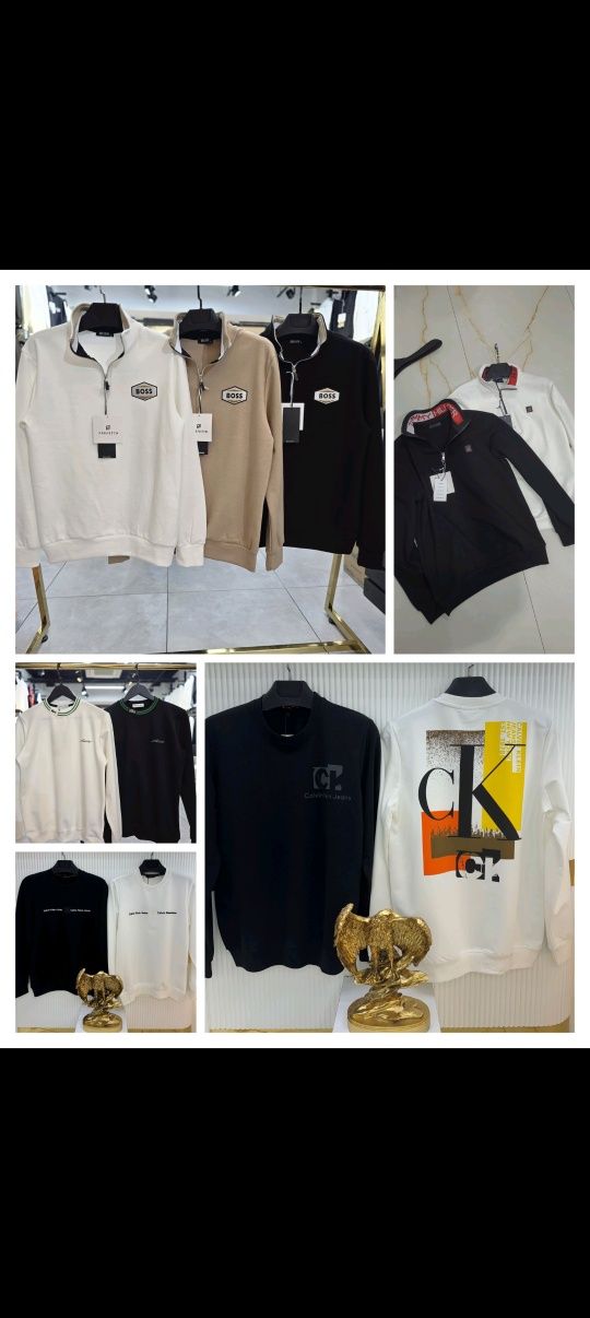 Блузи Stone island, Tommy, BOSS, Calvin Klein, Lacoste