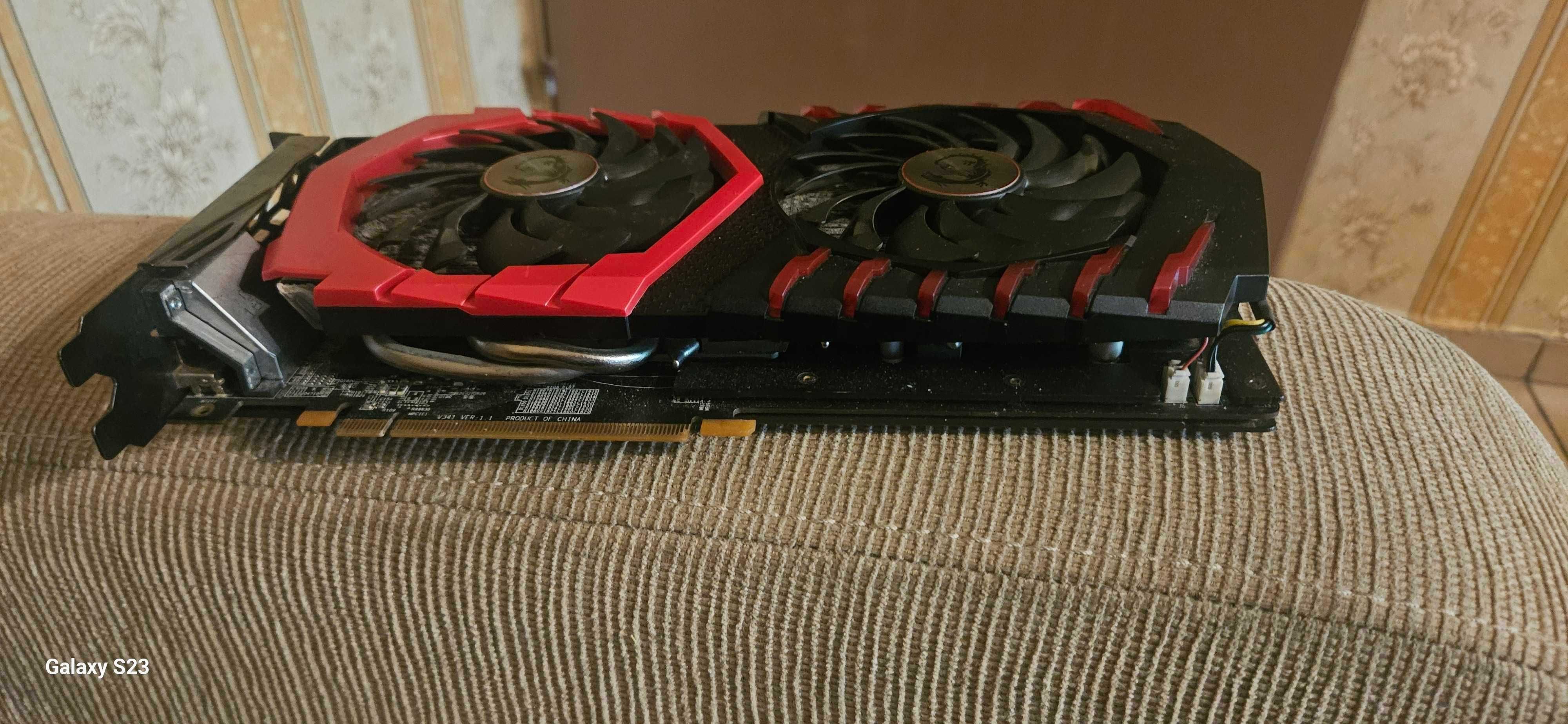 Видео карта Radeon rx480 8GB 256 bita