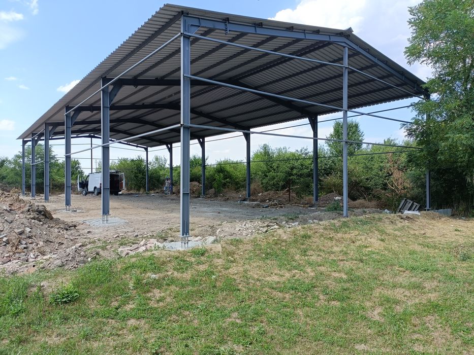 Hala pe structura metalica pentru depozitare cereale