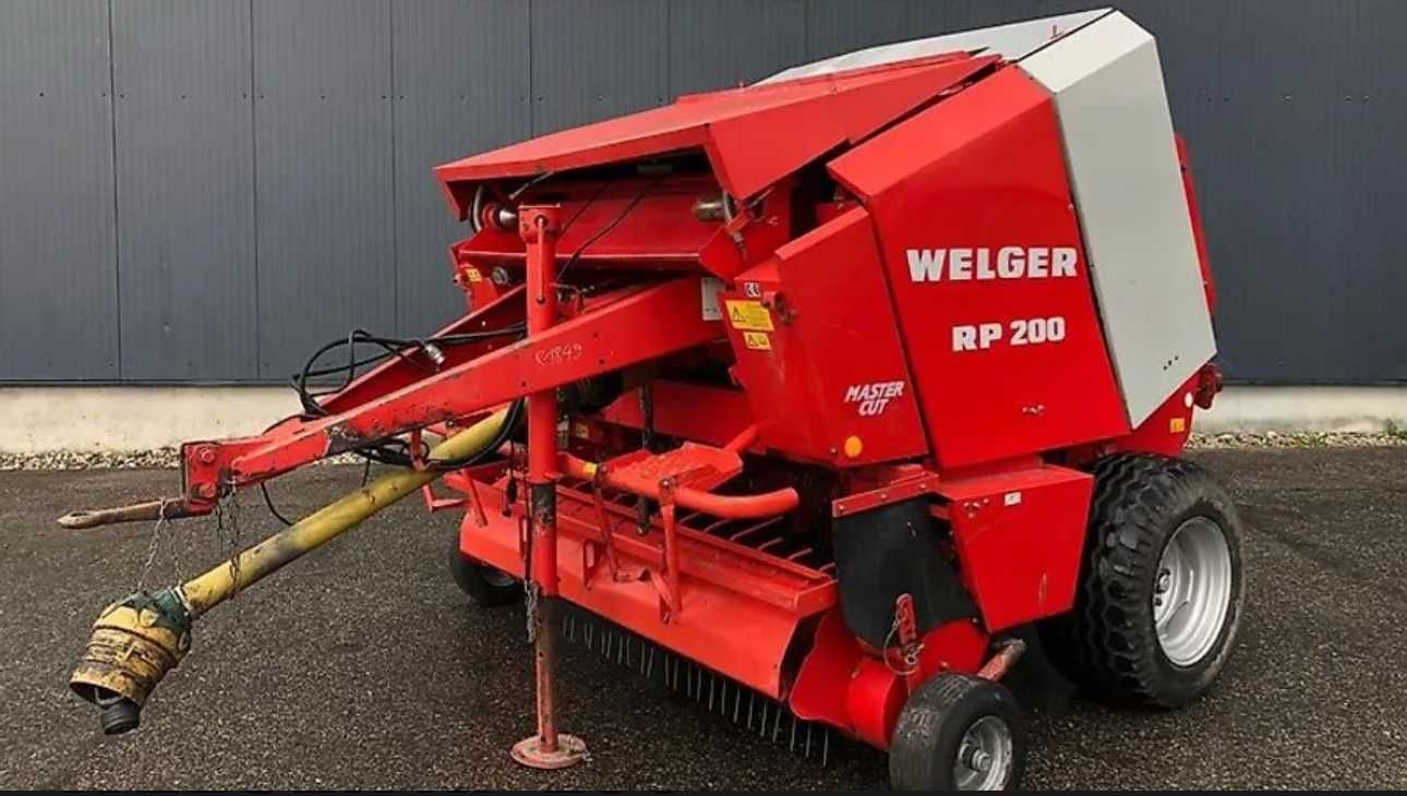 Presa Welger RP 200 MasterCut Legare Ata-Plasa Tocator Germania