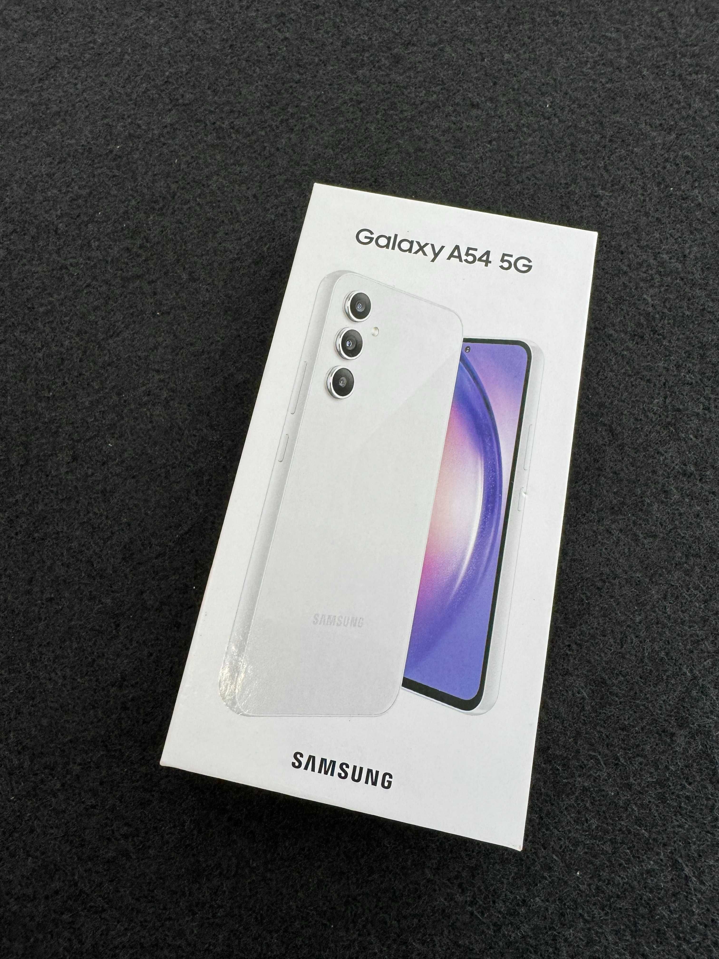 Samsung A54 128gb white, liber pe orice retea,NOU, sigilat in cutie