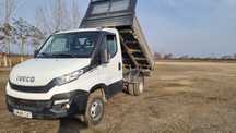 Iveco Daily 35C14, an 2016, basculare pe 3 parti pe cutie