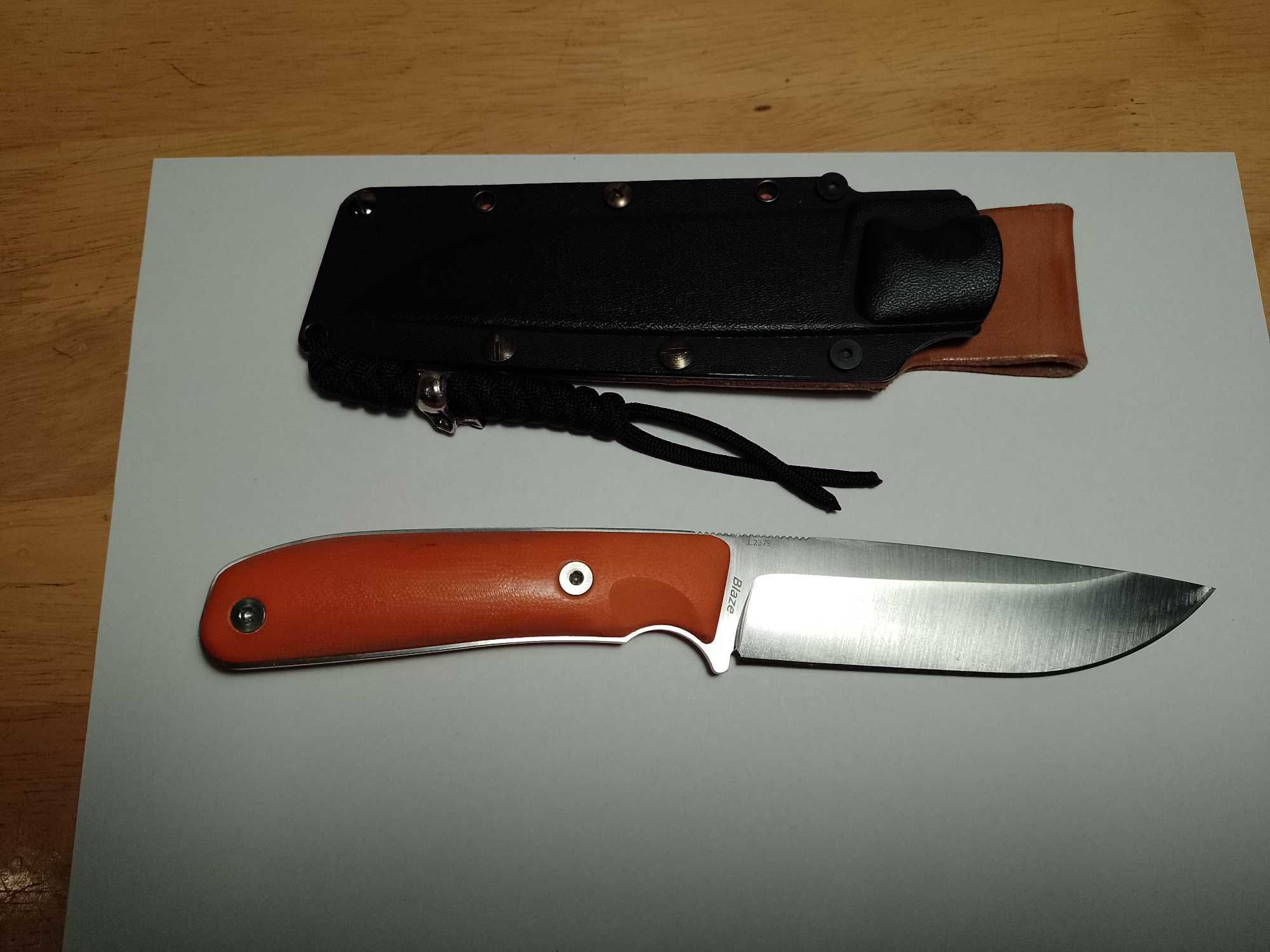 Нож с фиксирано острие Manly Blaze D2