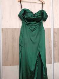 Официална дълга сатенена рокля Laona